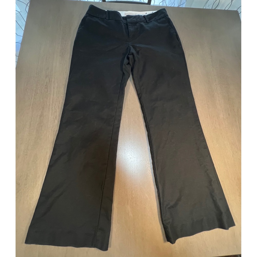 Banana Republic Martin Fit Black Bootcut Dress Pants Petite 6 Trousers